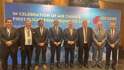 شركة الطيران الصينية تدشن أولى رحلاتها لمطار القاهرة الدولي