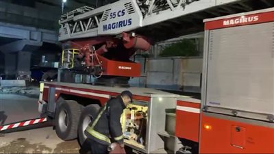 شاهد، جهود قوات الحماية المدنية في عمليات تبريد مبنى سنترال رمسيس