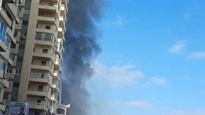 إخماد حريق هائل في مطعم بالإسكندرية دون إصابات 