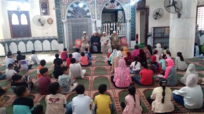 انعقاد لقاء الجمعة للطفل بمسجد الملعب الكبير بجمصة في الدقهلية (صور)