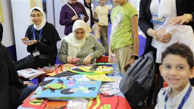 صحتي في غذائي واحلم بمهنتك، مبادرات توعوية للأطفال بجناح الأزهر بمعرض الإسكندرية للكتاب