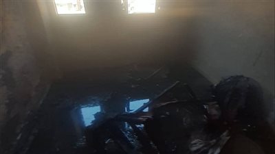 إصابة طفلين في حريق داخل شقة بالقليوبية