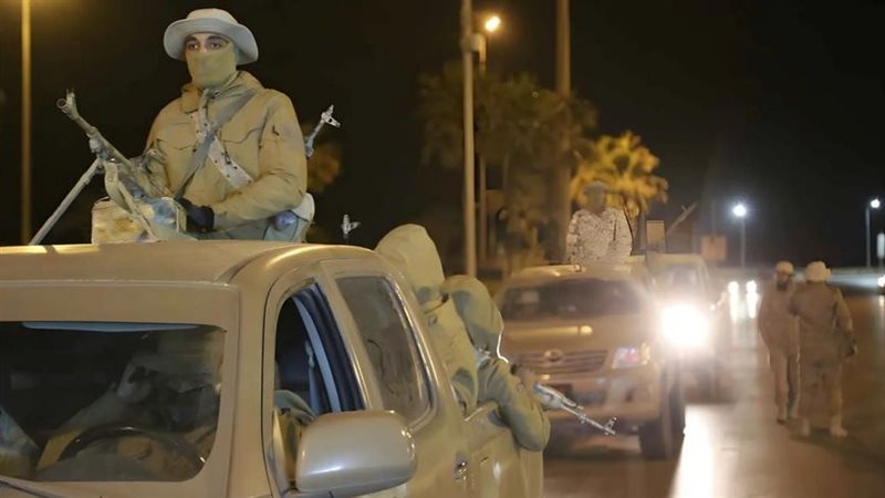 حشود عسكرية في ليبيا،