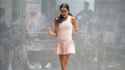 وزير الرياضة يشيد بفوز لانا فتح الله بطلة الإسكواش على لاعبة إسرائيلية