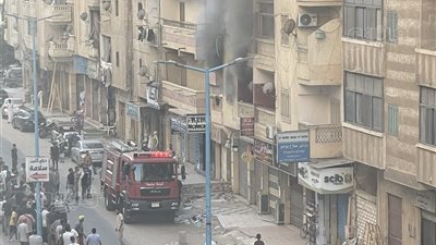 إصابة 3 أشخاص في حريق اندلع داخل شقة بمرسى مطروح