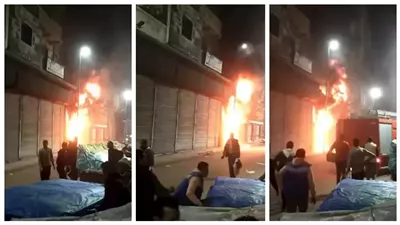 السيطرة على حريق شب بمحل كشري في كرداسة