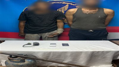 القبض على شخصين بتهمة سرقة بعض المحتويات من داخل مخزن بالشرابية