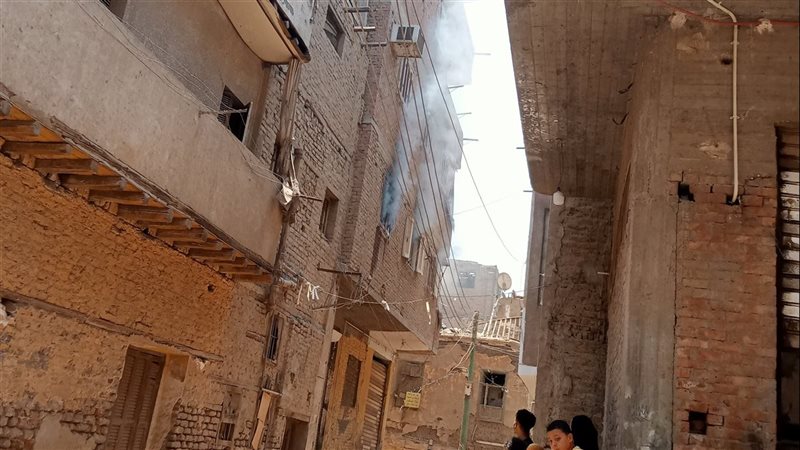 اندلاع حريق بشقة