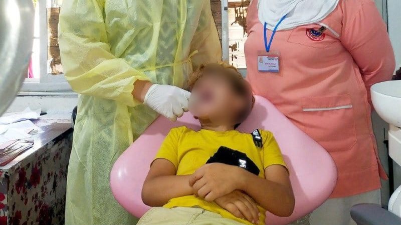 قافلة طبية بصان الحجرالقبليةعلى