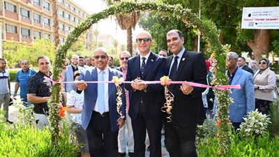 رئيس جامعة أسيوط يفتتح الحديقة النباتية بـ1864 فصيلة متنوعة ونادرة (صور) 