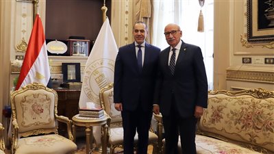 رئيس محكمة النقض يستقبل وزير شئون المجالس النيابية والتواصل السياسي