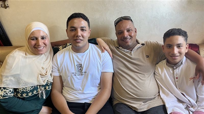 عائلة الطالب ياسين،