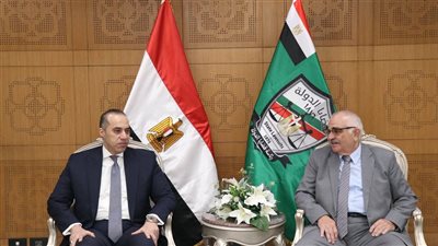 رئيس هيئة قضايا الدولة يستقبل وزير الشئون النيابية لتهنئته بمنصبه الجديد