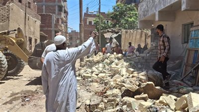 حملة لإزالة التعديات بقرية نفيشة بمركز ومدينة الإسماعيلية (صور)