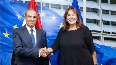 وزير الخارجية يستهل زيارته لبروكسل بلقاء مفوضة الاتحاد الأوروبي لشئون المتوسط (صور) 