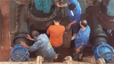 مياه الفيوم تنفذ خطة لصيانة محطات الصرف الصحي