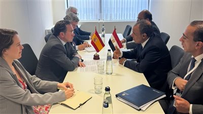 تفاصيل مباحثات وزير الخارجية ونظيره الإسباني