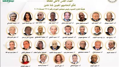 جامعة القاهرة تهنئ نخبة من أساتذتها وخريجيها لاختيارهم أعضاءً بالمجلس الأعلى للثقافة