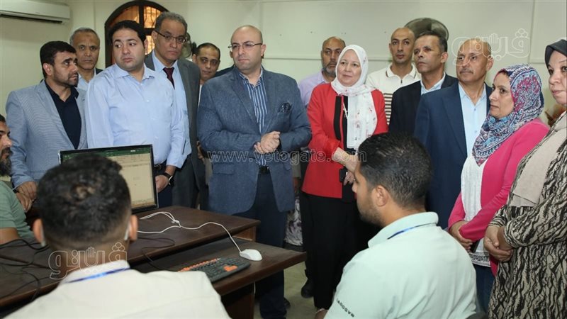 محافظ بني سويف يتابع