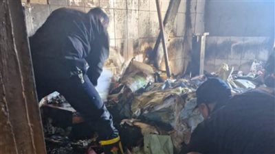 الصور الأولى لآثار حريق مستشفى قنا العام