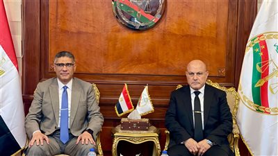 رئيس هيئة النيابة الإدارية يستقبل محافظ الجيزة 