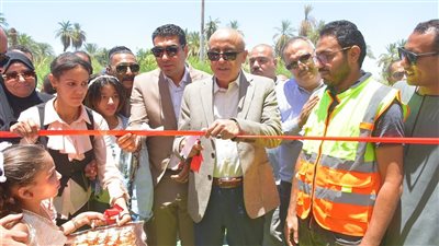 بتكلفة 100 مليون جنيه، محافظ الأقصر يفتتح محطة رفع صرف صحي العضايمة