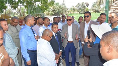 محافظ الأقصر يوجه برفع كفاءة طرق المعاهدة والوحدة الصحية بقرية الحميدات