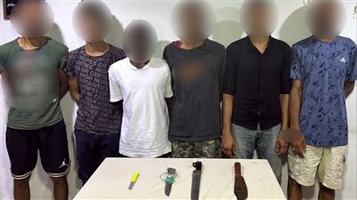 ضبط أطراف مشاجرة بالأسلحة البيضاء في الجيزة بسبب خلاف على الخردة