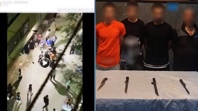 لهو الأطفال السبب، القبض على طرفي مشاجرة بالأسلحة البيضاء في المطرية (فيديو)