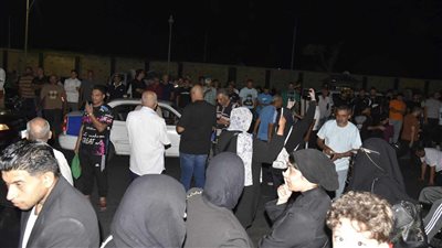 المئات يشيعون جثمان ميمي عبد الرازق المدير الفني السابق للمصري بحضور محافظ بورسعيد (صور)