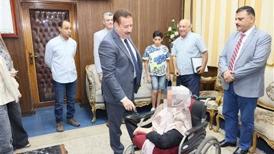 مساعدات مالية وعينية لـ 40 حالة بالمنوفية