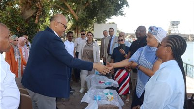 محافظ القليوبية يستقبل وفد نقابات جنوب أفريقيا ساسبو لتعزيز السياحة بالقناطر الخيرية
