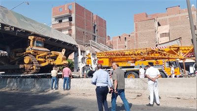 محافظ القليوبية ينتقل إلى موقع حادث كوبري طوخ (صور) 