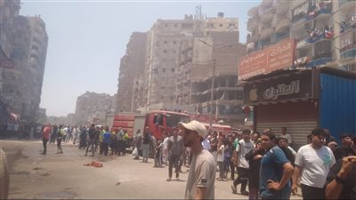 20 صورة ترصد جهود رجال الحماية المدنية للسيطرة على حريق في الخصوص 