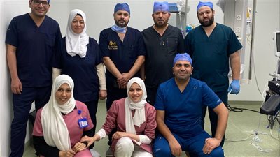 إنقاذ حياة طفل حديث الولادة يعاني من انسداد بالاثنى عشر بمستشفى القناطر الخيرية