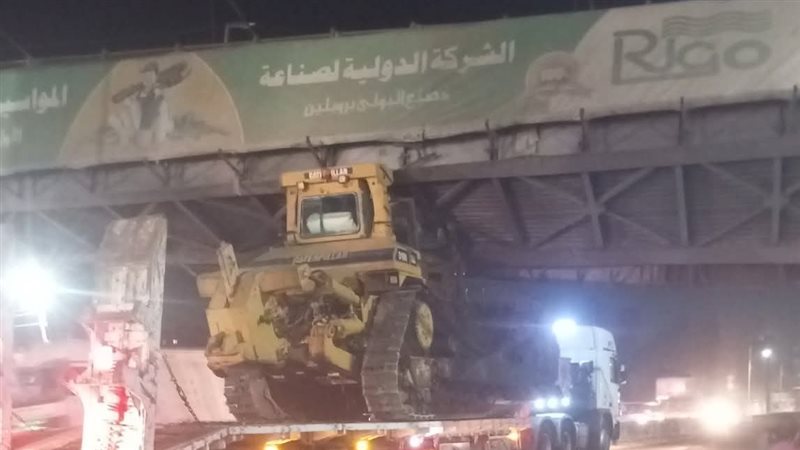 انهيار جزء من كوبري
