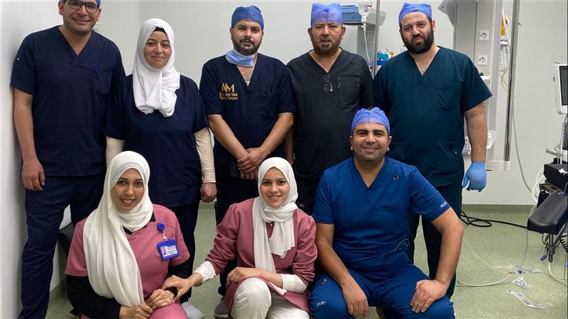 انقاذ حياة طفل بمسشفي