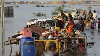 170 قتيلا، أول فيديو لفيضانات شرق باكستان المدمرة