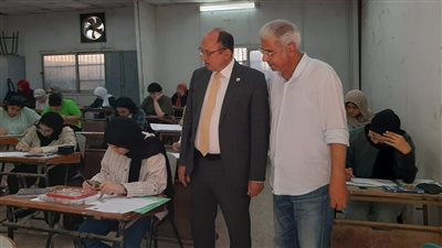 رئيس جامعة حلوان يتابع سير اختبارات القدرات بـ 4 كليات 