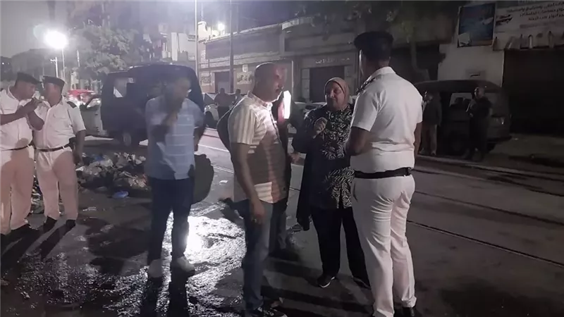 إزالة وفض سوق الحمام