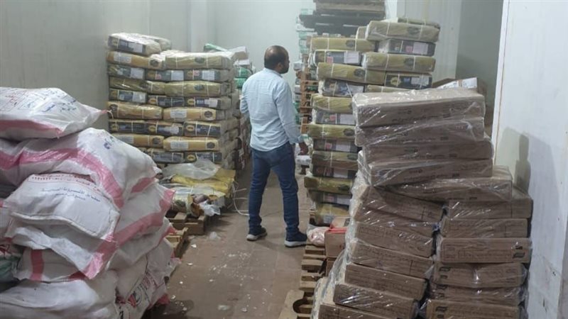 ضبط١.٥طن لحوم مجمدة١٠٠دجاجة