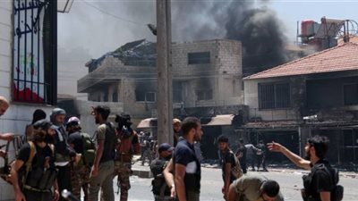 المرصد السوري: مقتل شخصين في اشتباكات مسلحة بين فصائل درزية ومحلية بريف السويداء