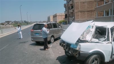 ارتفاع عدد ضحايا حادث طريق بنها - المنصورة إلى حالتي وفاة و8 مصابين 