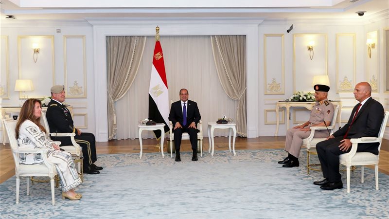 السيسي يستقبل قائد