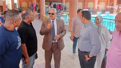 بسبب ارتفاع درجات الحرارة، الرياضة بالجيزة تبدأ جولات متابعة الأمن والسلامة 