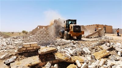 إزالة 113 حالة تعدي على أراض زراعية في الموجة الـ 26 بأسيوط 