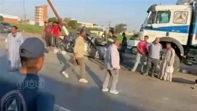 بعد تعرضهما لحادث، وفاة زوجة متأثرة بإصابتها خلال تشييع جثمان زوجها بالشرقية