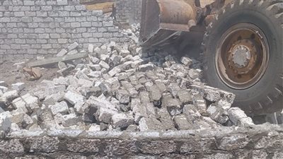   إزالة 17 حالة تعد بأبو حماد في الشرقية 