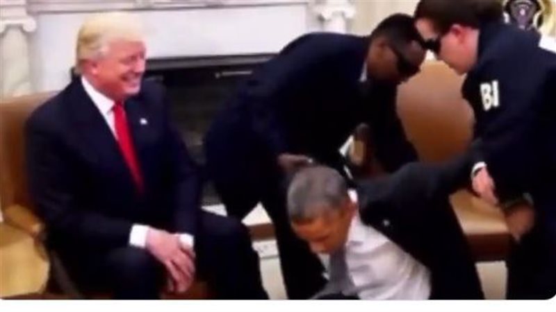فيديو اعتقال أوباما