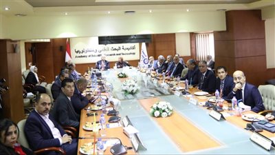 رئيس جامعة المنصورة يشارك في اجتماع مجلس أكاديمية البحث العلمي